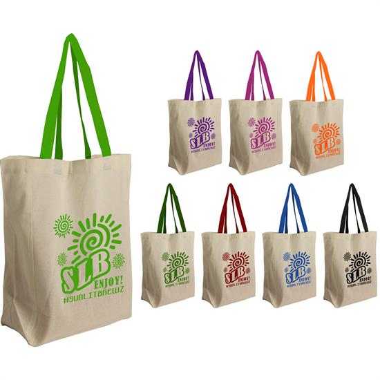 B1014CT - The Brunch Tote - Cotton Grocery Tote
